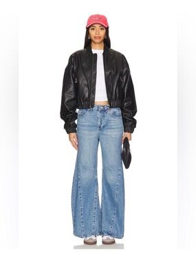 BNWT Free People We The Free Eden High Slouchy Wide Leg Jeans size 25 $148USD